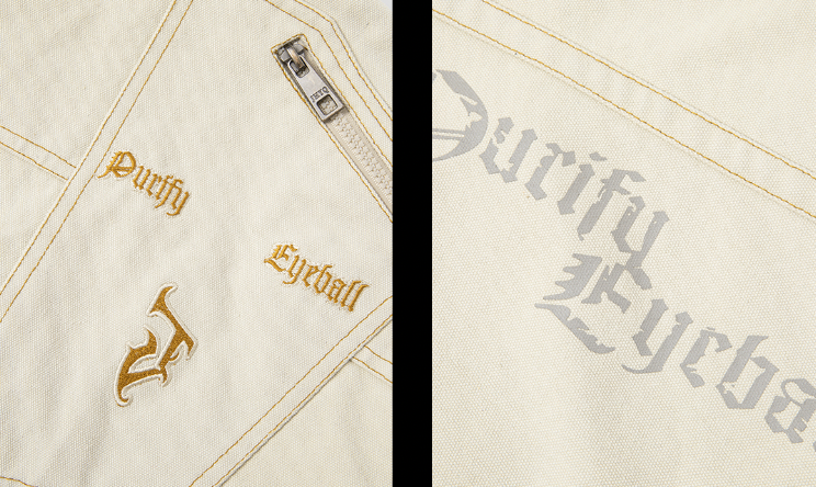 Short Jacket With Coil Buckle Lapel And Embroidery