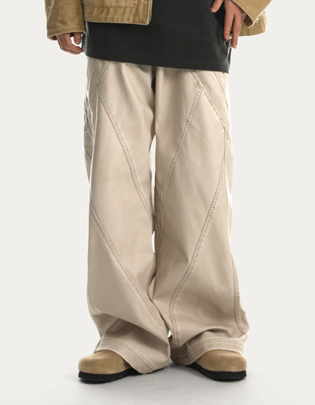 Retro Polyurethane Leather Motorcycle Pants