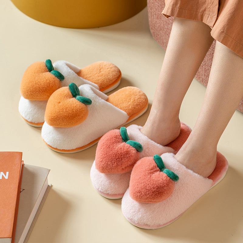 Simple Love Casual Plush Slippers