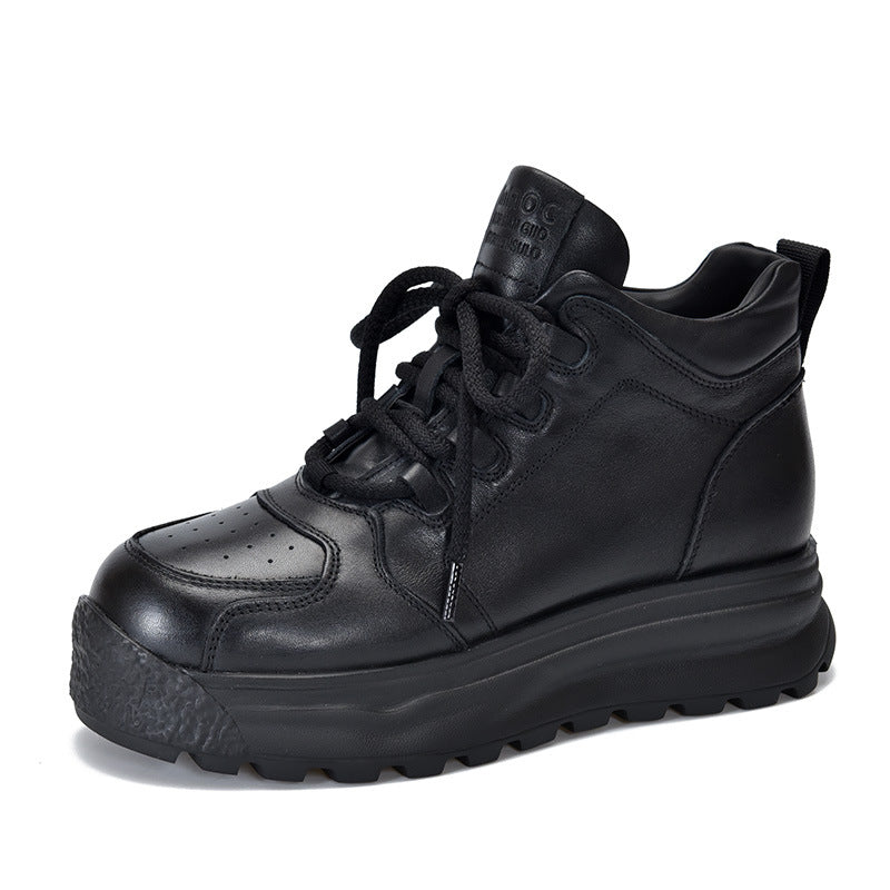 Classic Leather Thick Bottom Martin Boots