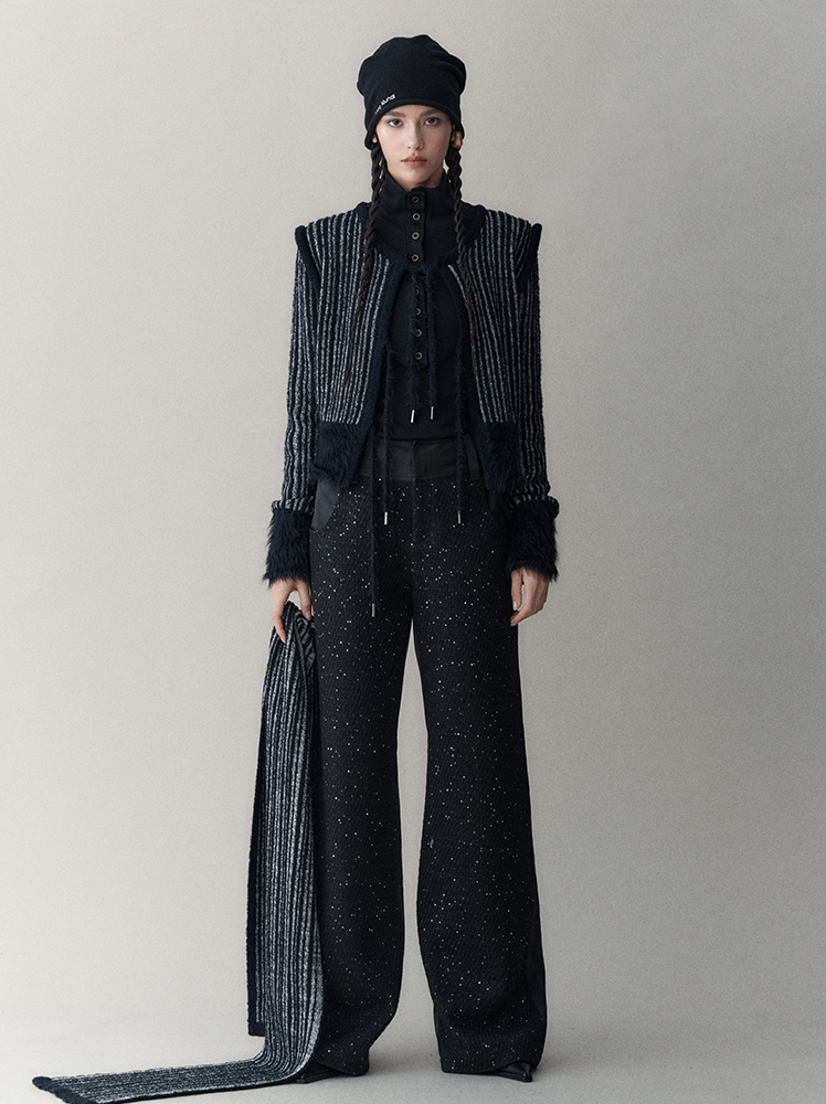 Stardust Extended Wide-Leg Pants