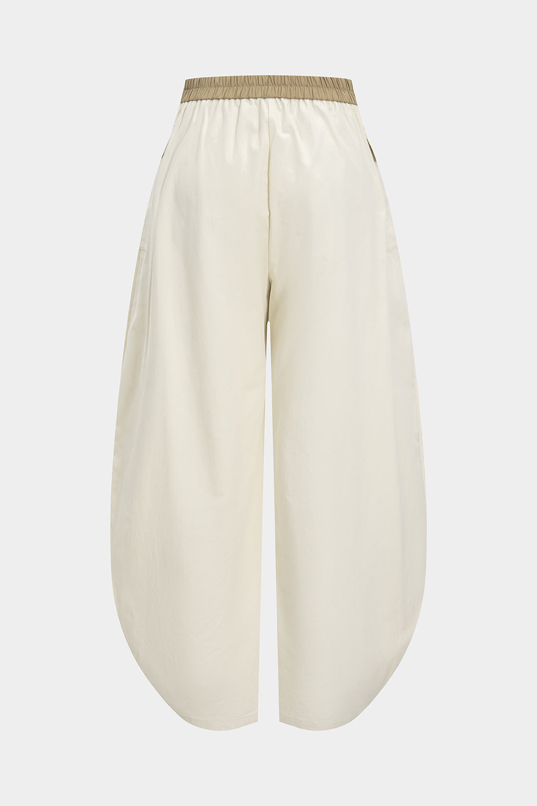 Asymmetrical Button Wide Leg Trousers
