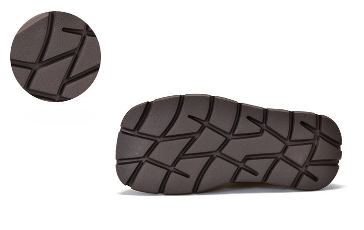 Versatile Leather Warm Cotton Shoes