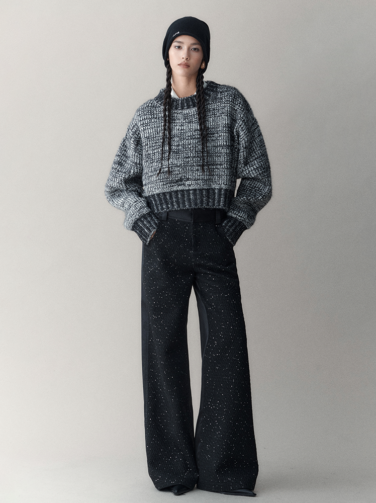 Stardust Extended Wide-Leg Pants