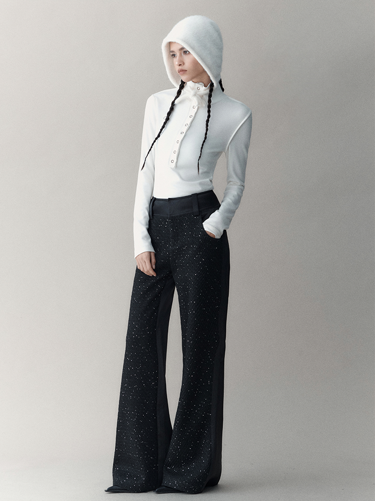 Stardust Extended Wide-Leg Pants