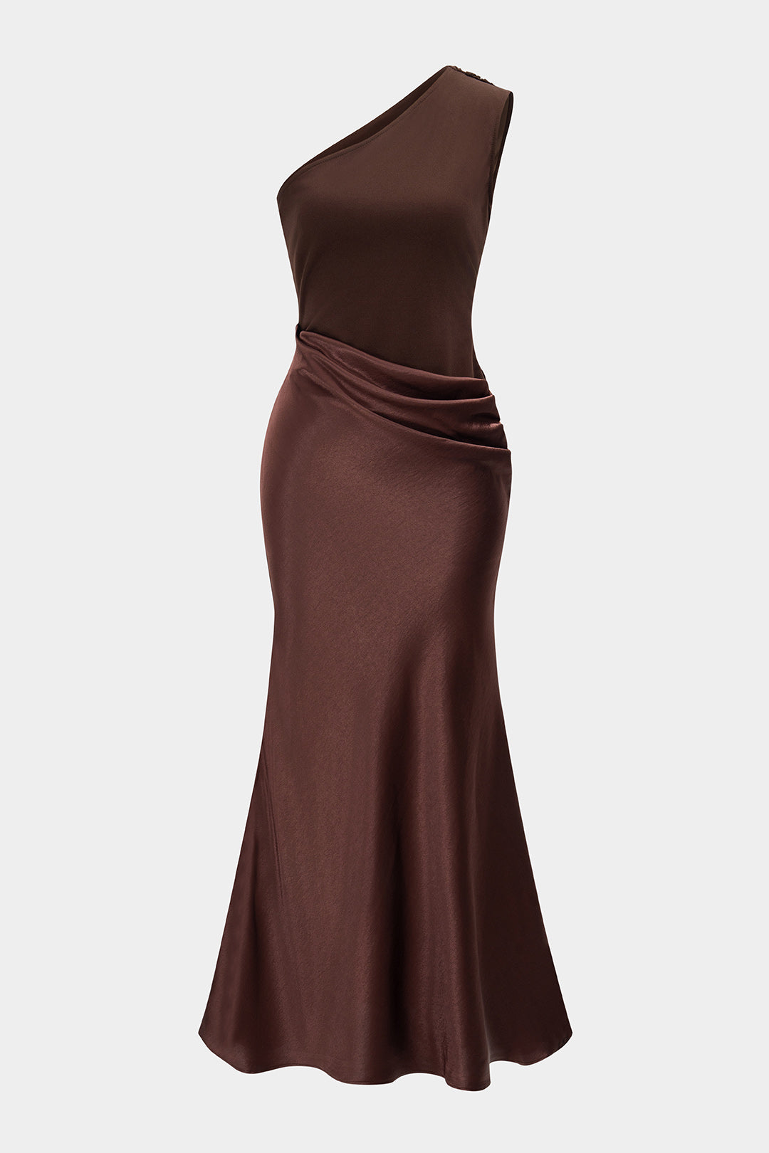 Asymmetrical Sleeveless Maxi Dress