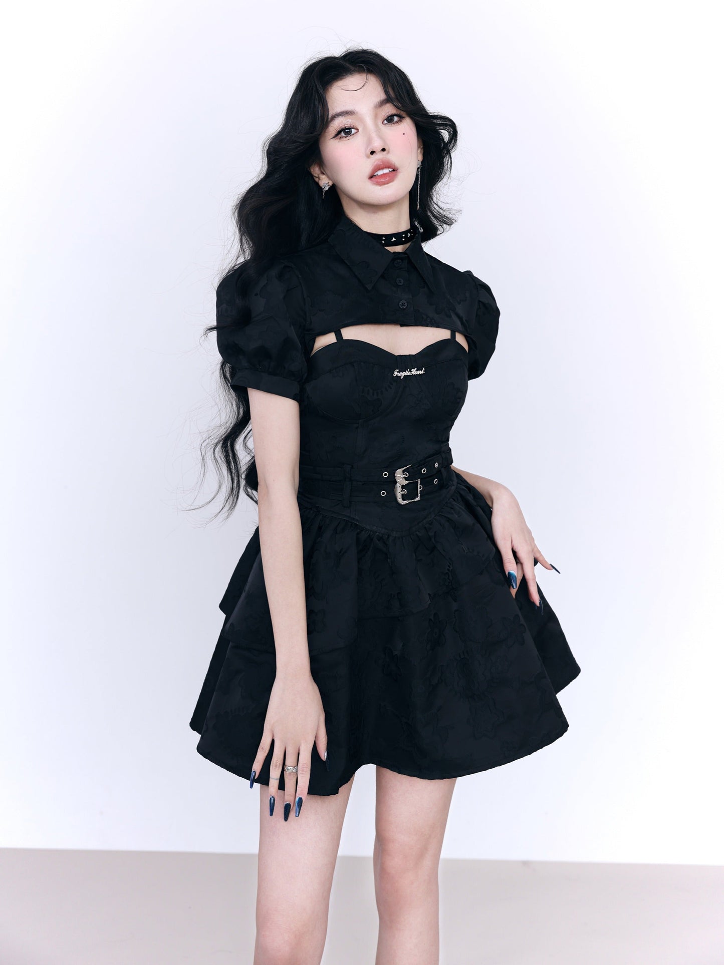 Punk Princess Tiered Ruffle Mini Dress