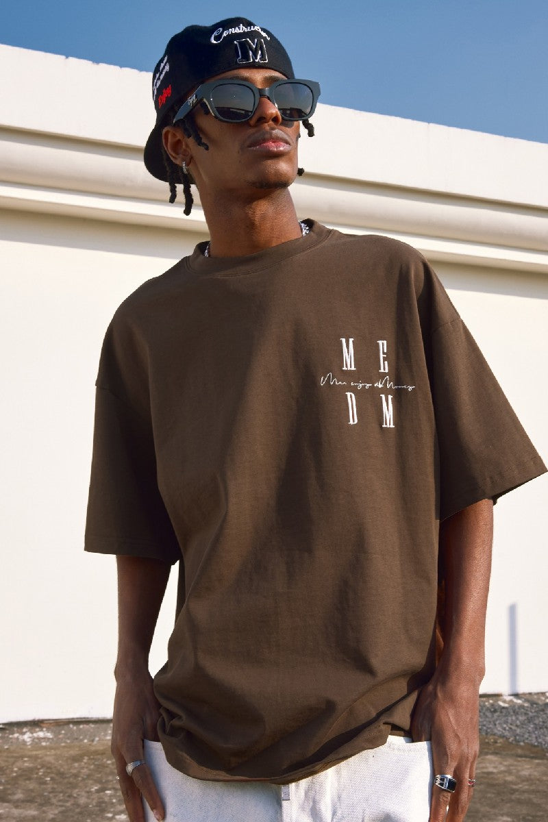 Tee With Embroidered Logo
