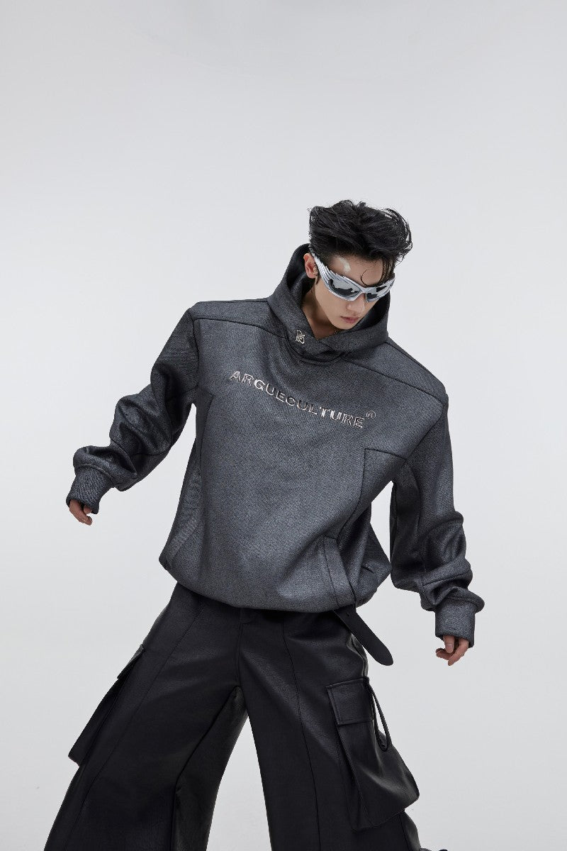 Shoulder Pad Logo Hoodie