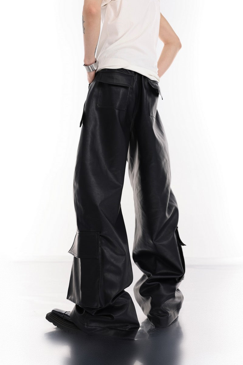 Riveted Leather Pants