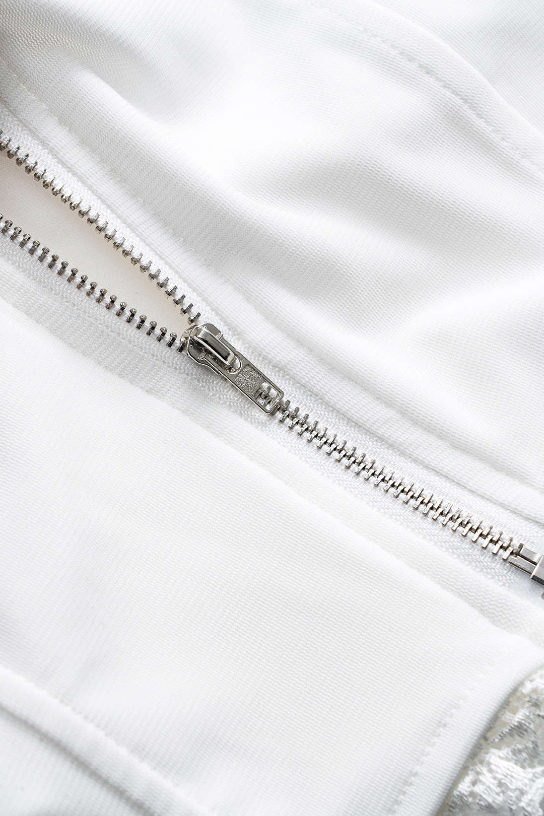 Back Zipper Slip Cami Top