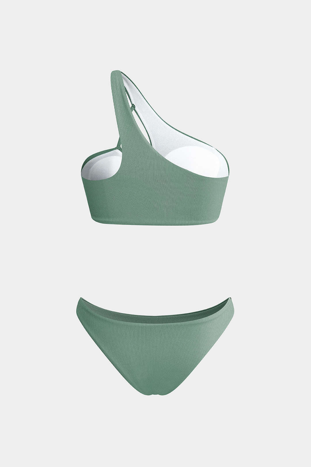 Asymmetrical Cross Front Bikini Set