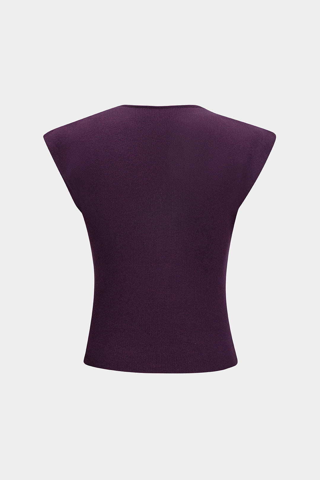 Asymmetrical Metallic Button Tank Top