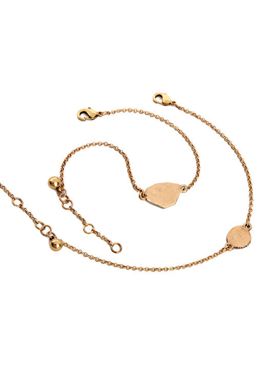 Wine Red Pendant Bracelet