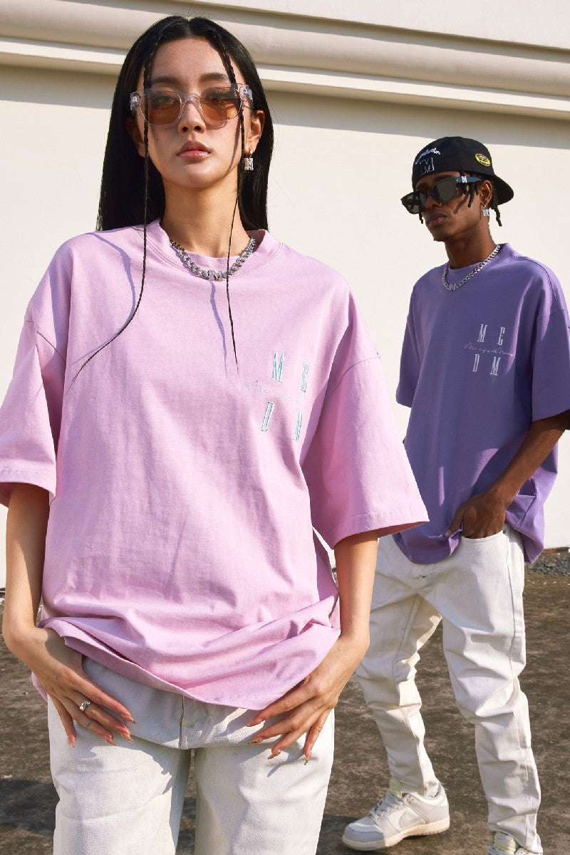 Tee With Embroidered Logo