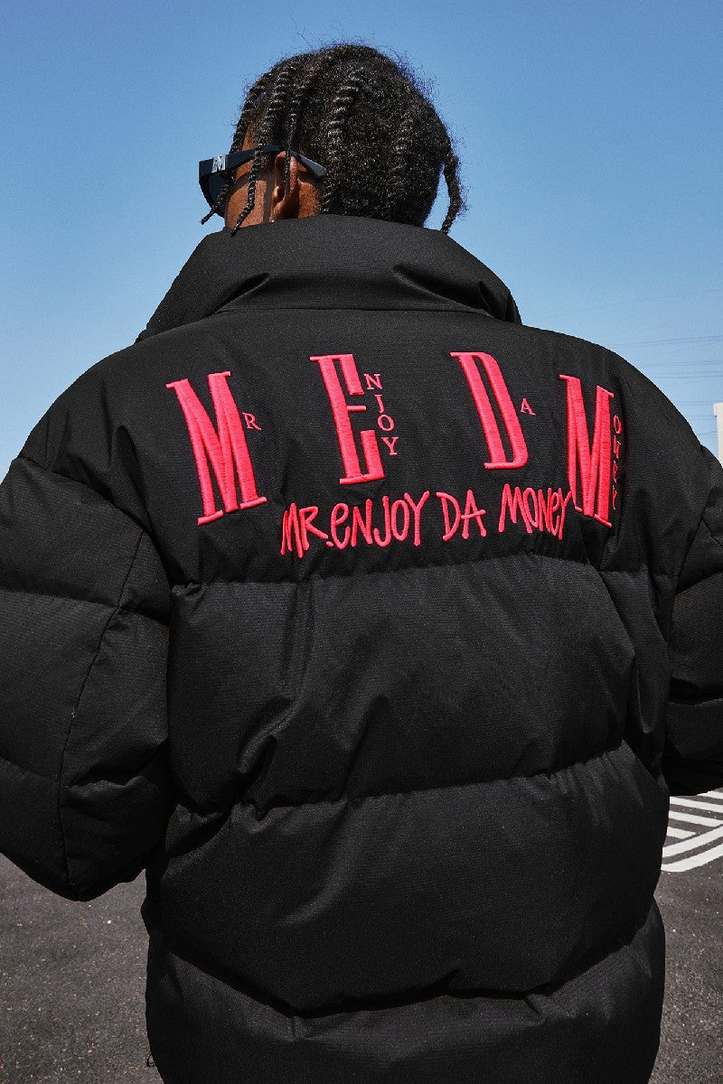 Puffer Jacket With Logo