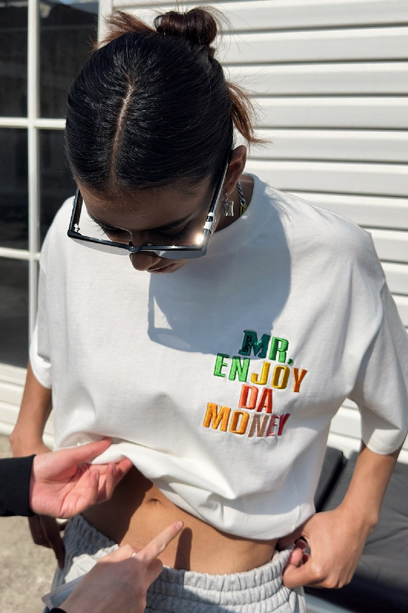 Tee With Rainbow Logo