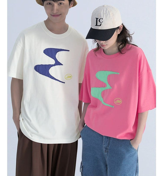 Contrast Patch Logo Tee