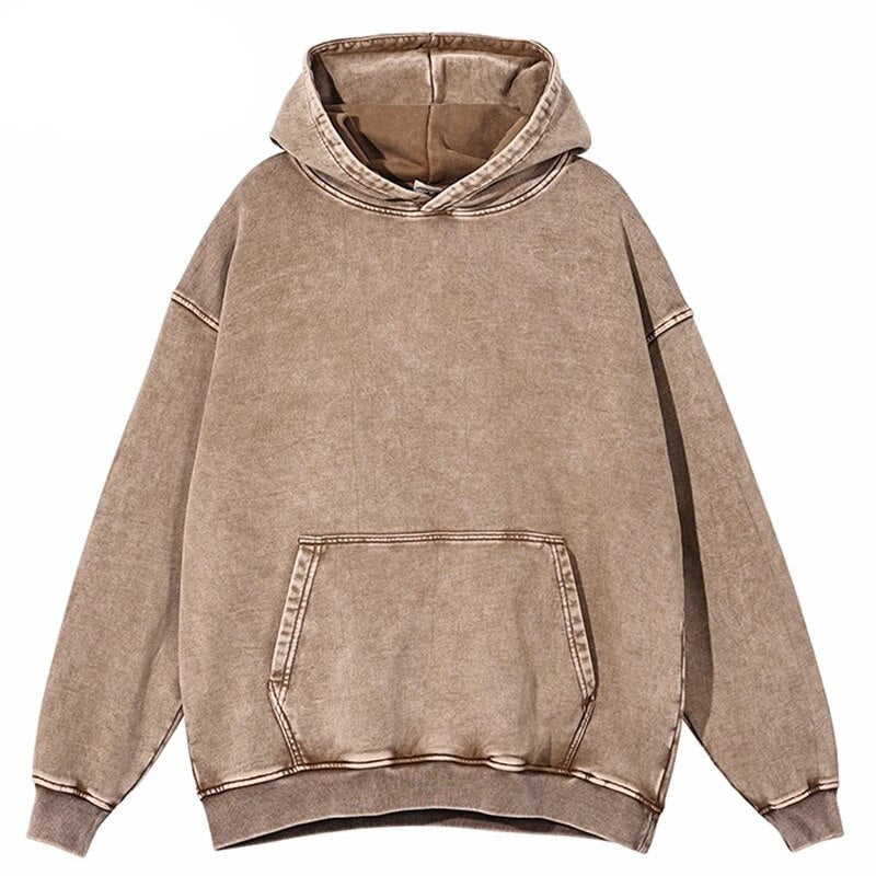 Washed-Out Oversized Hoodie