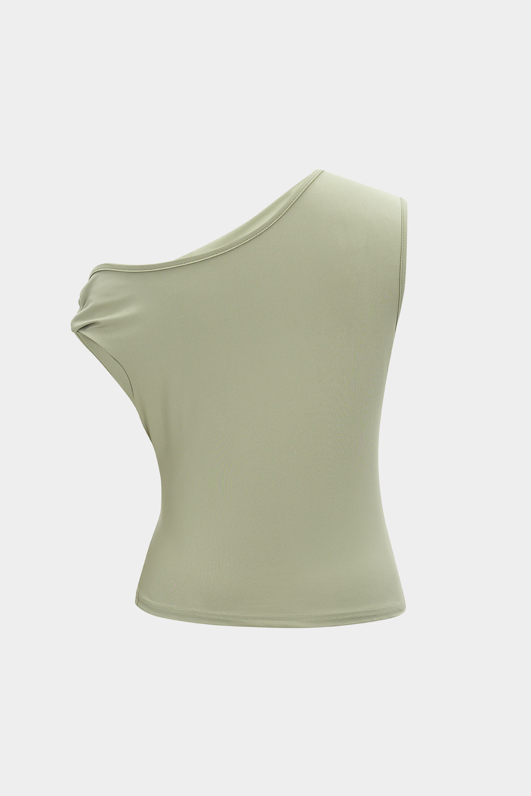 Asymmetrical Metallic Detail Tank Top