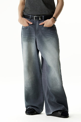 Classic Basic Crinkle Whisker Wash Jeans