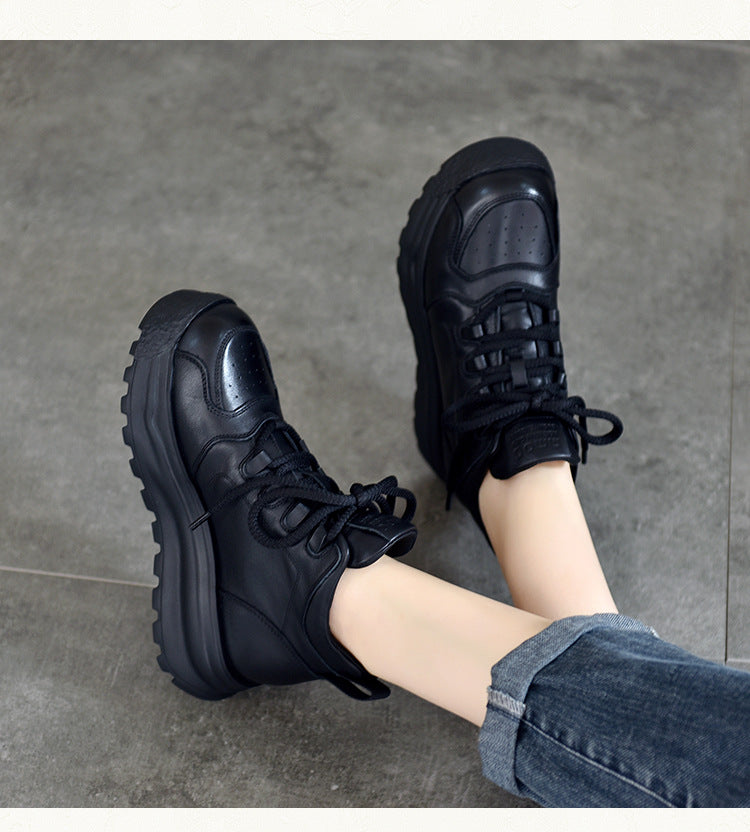 Classic Leather Thick Bottom Martin Boots