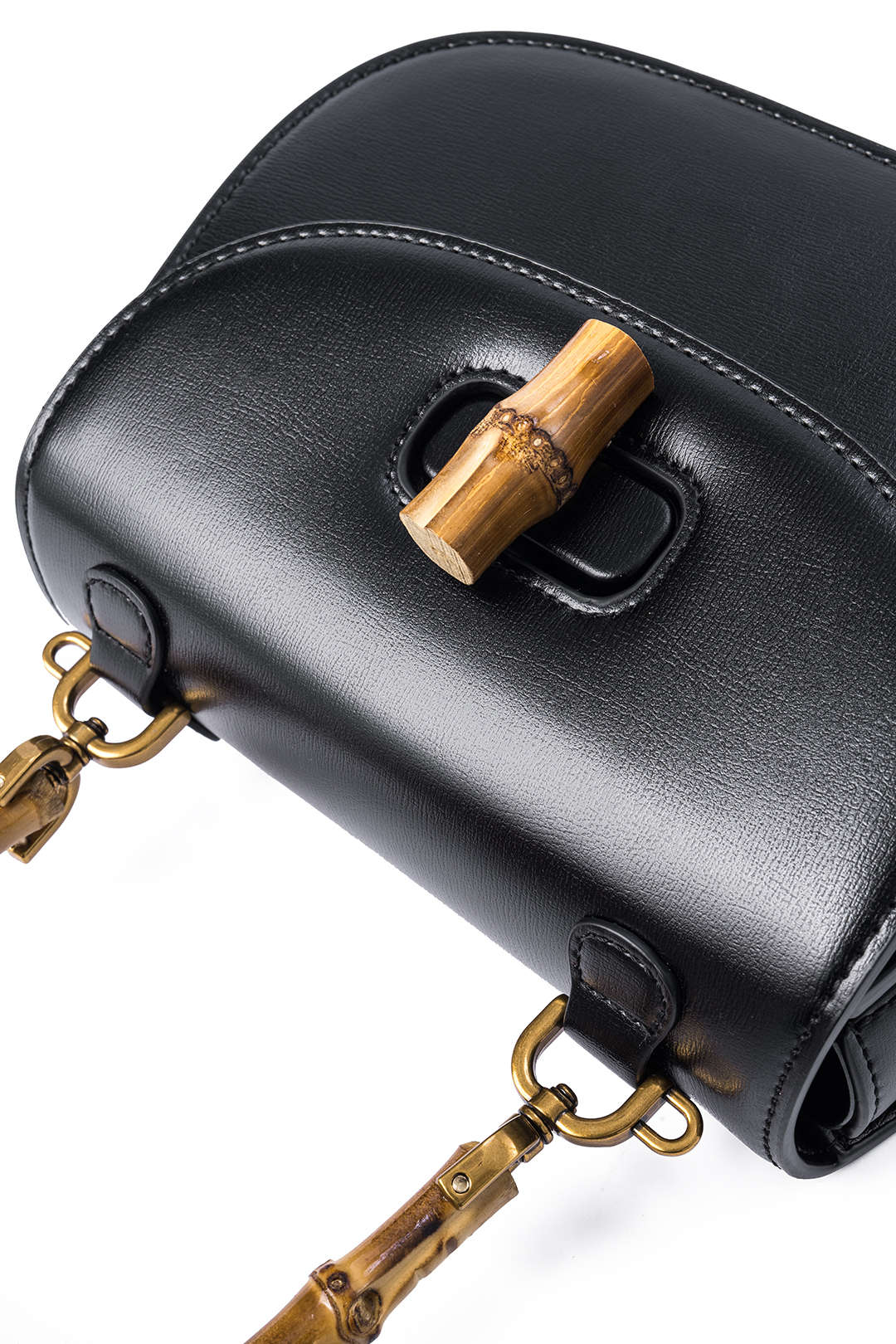 Bamboo Design Cross-Body Bag