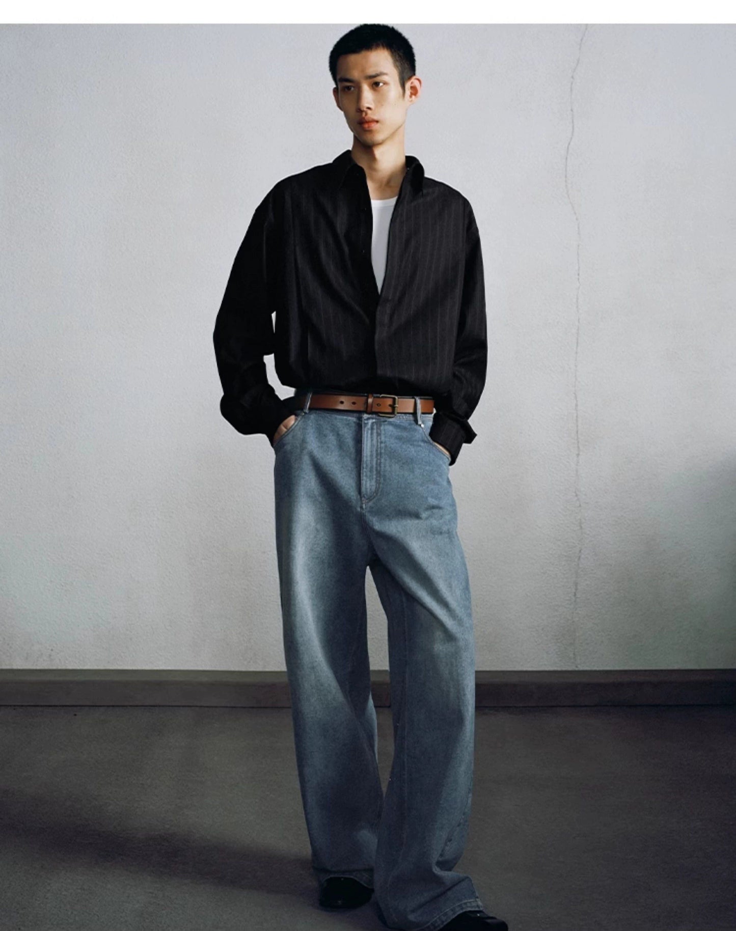 Washed & Faded Regular Jeans