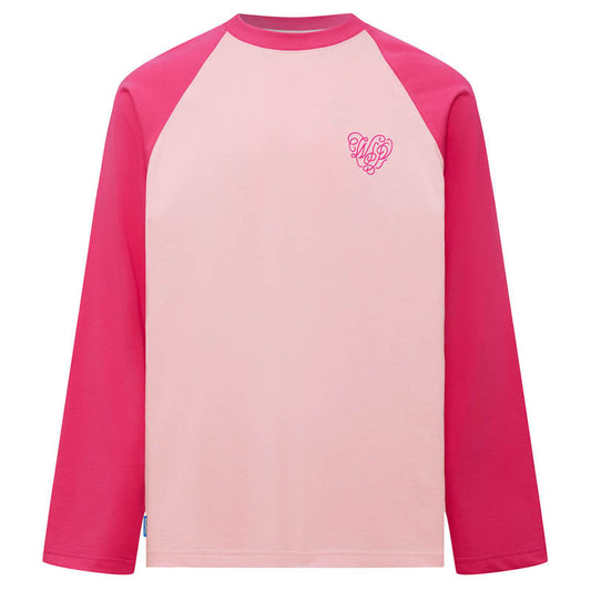 Romantic Love Heart Logo Long Sleeved Tee