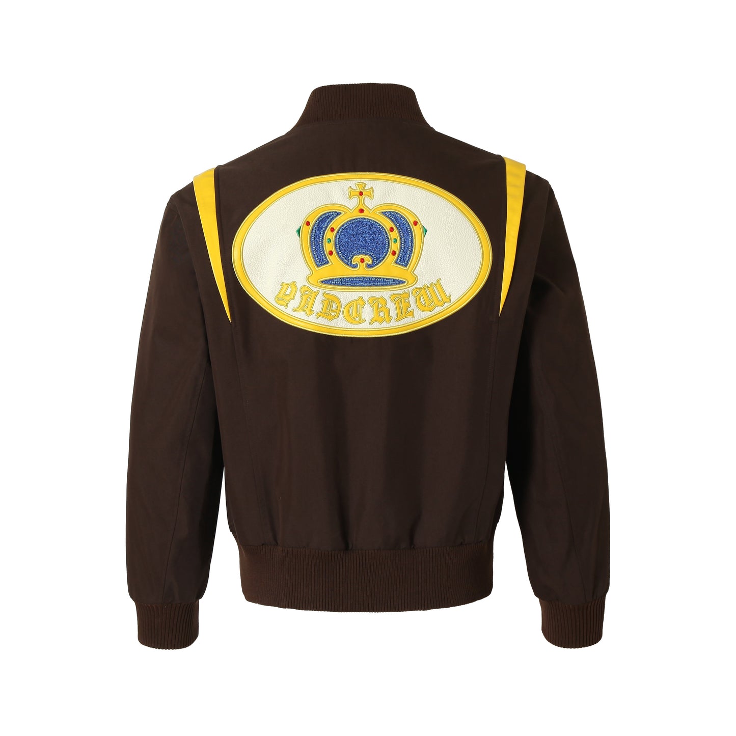 Regal Crown Embroidered Baseball Jacket