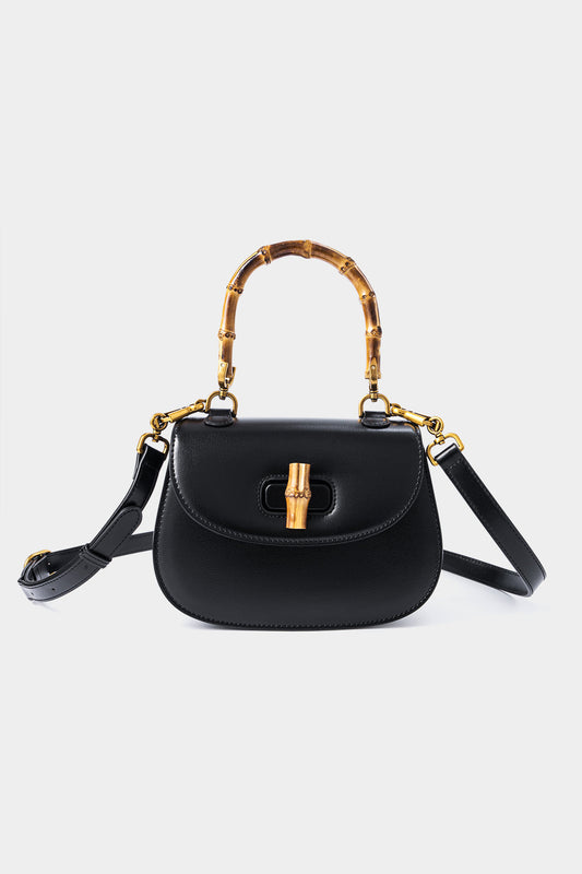 Bamboo Design Cross-Body Bag