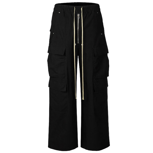 Noir Utility Drawstring Pants