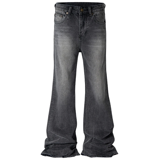 Faded Black Extra Wide-Leg Jeans