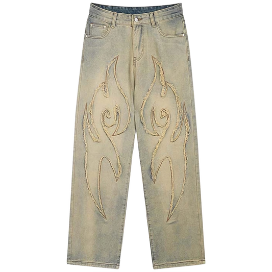 Primitive Edge Distressed Raw Denim