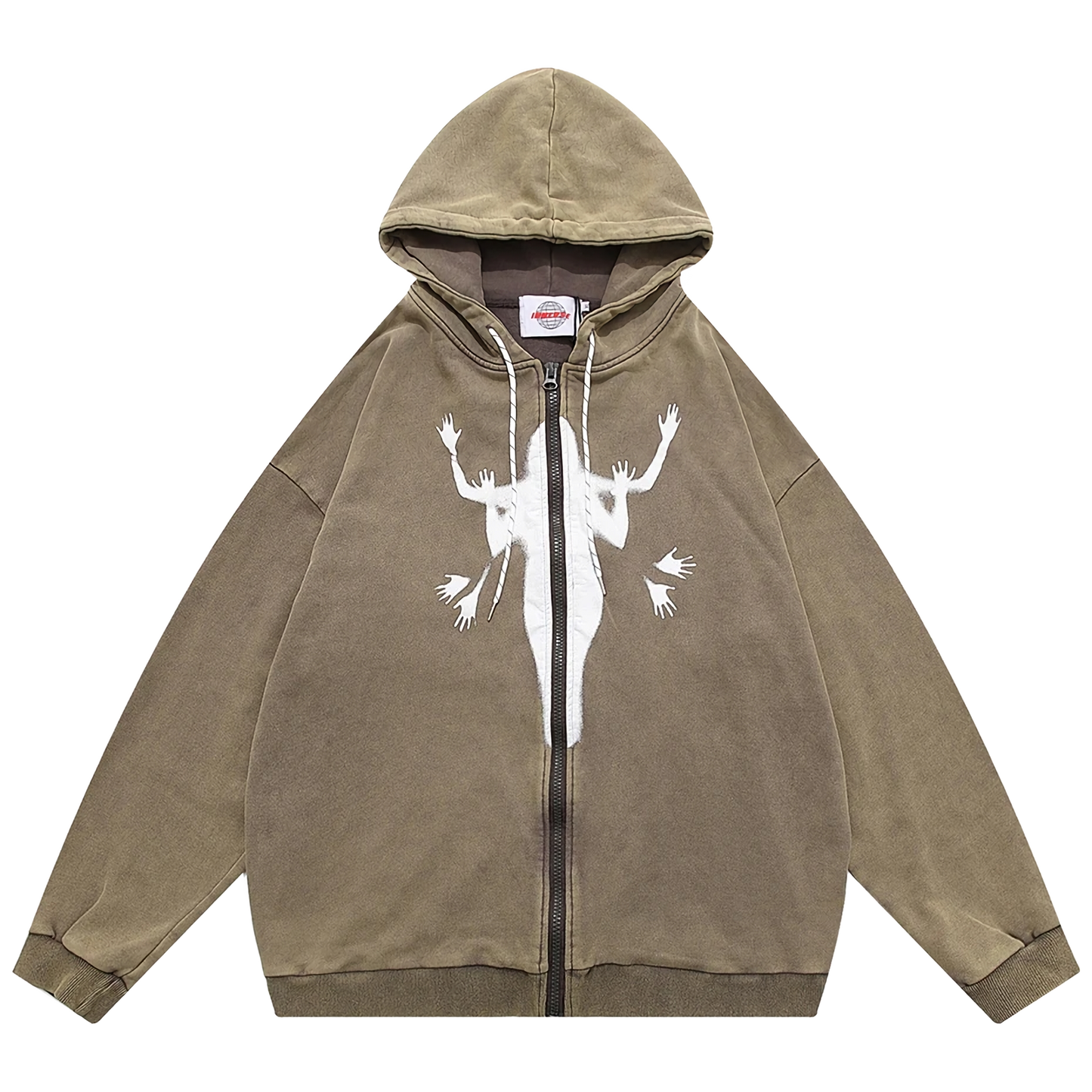 Silhouette Zip Hoodie