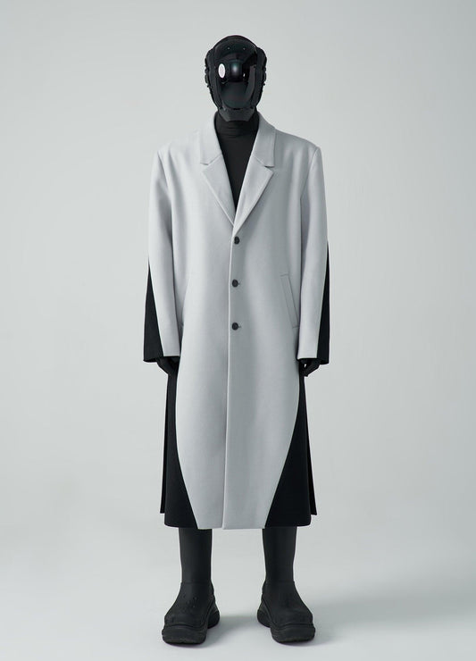 Chic Two-Tone Overcoat