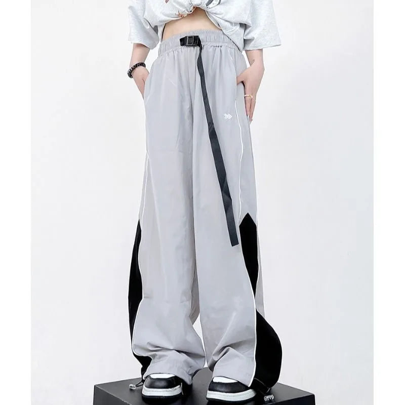 Vintage Jogging Sweatpants Wide Leg Pants