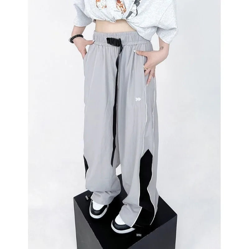Vintage Jogging Sweatpants Wide Leg Pants