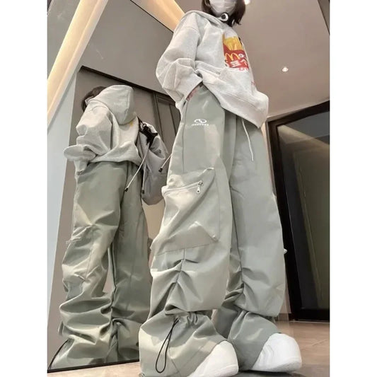 Vintage Pleated Cargo Pants