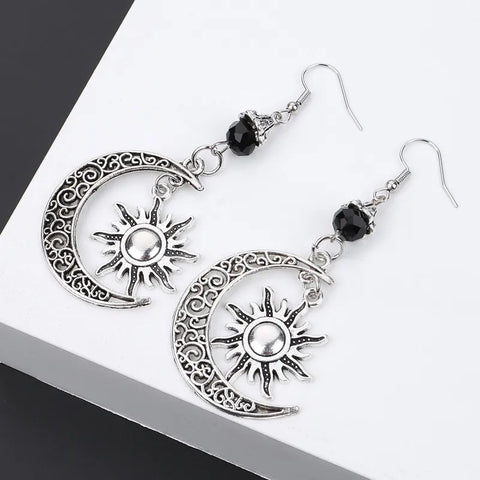 Gothic Moon Earrings