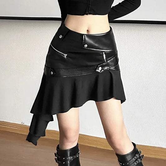 Women's Leather Skirt