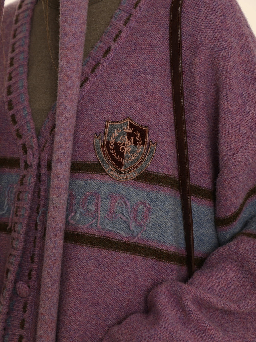 Retro Knit Oversize Long Cardigan