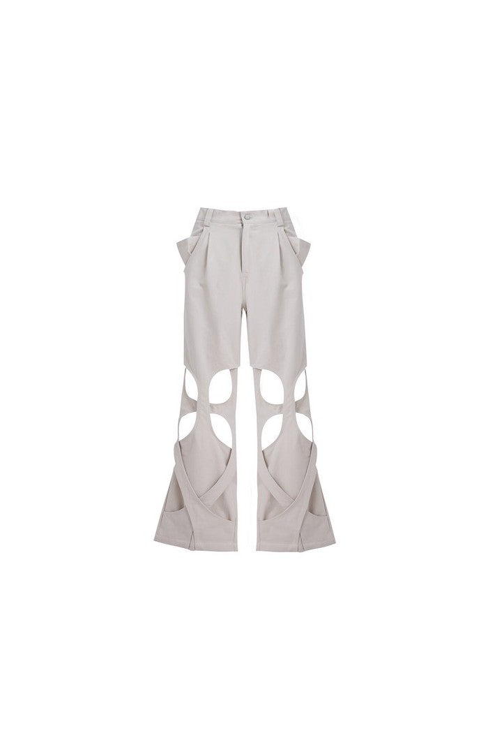 Twisted Loose Deconstructed Trousers