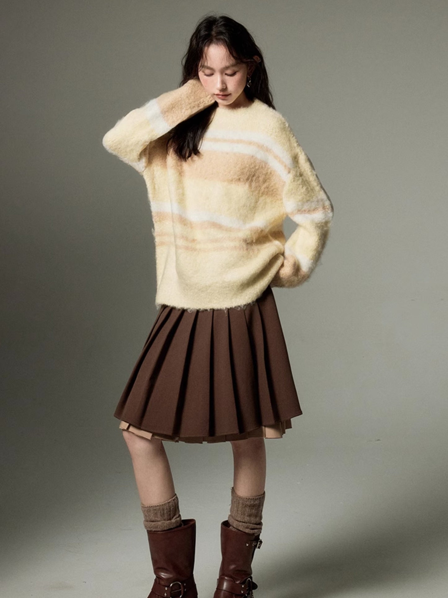 Soft Waxy Loose Sweater