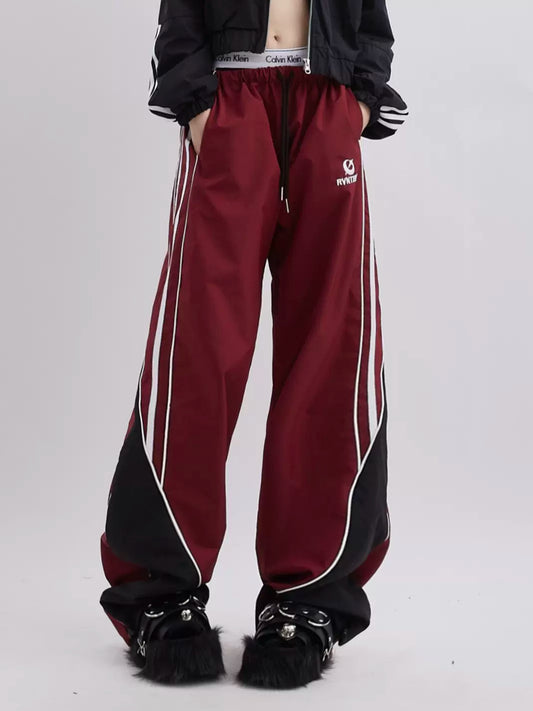 Side Stripe College Style Sports Pants