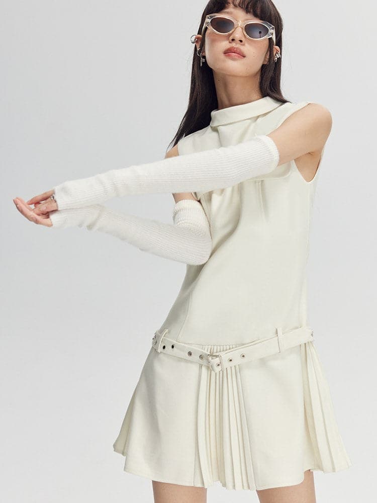 Sleeveless Asymmetrical Dress