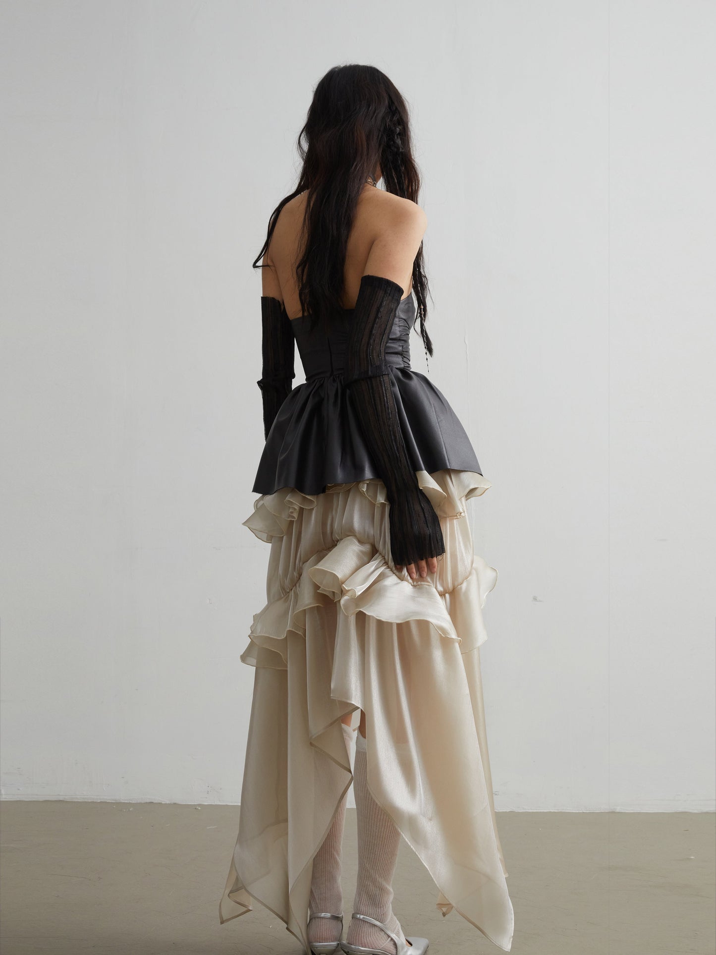 Elegant Goldfish Ruffle Skirt