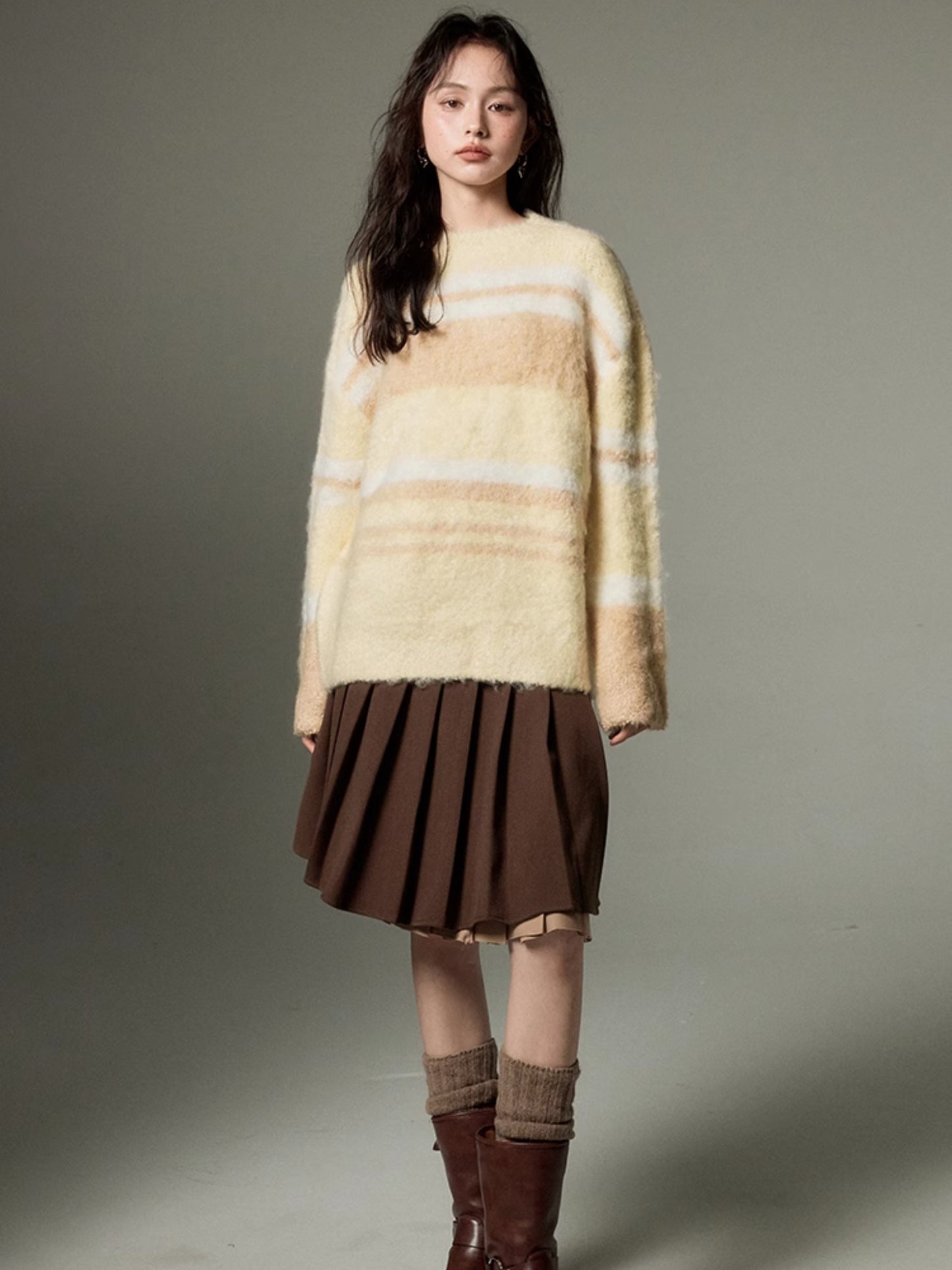 Soft Waxy Loose Sweater