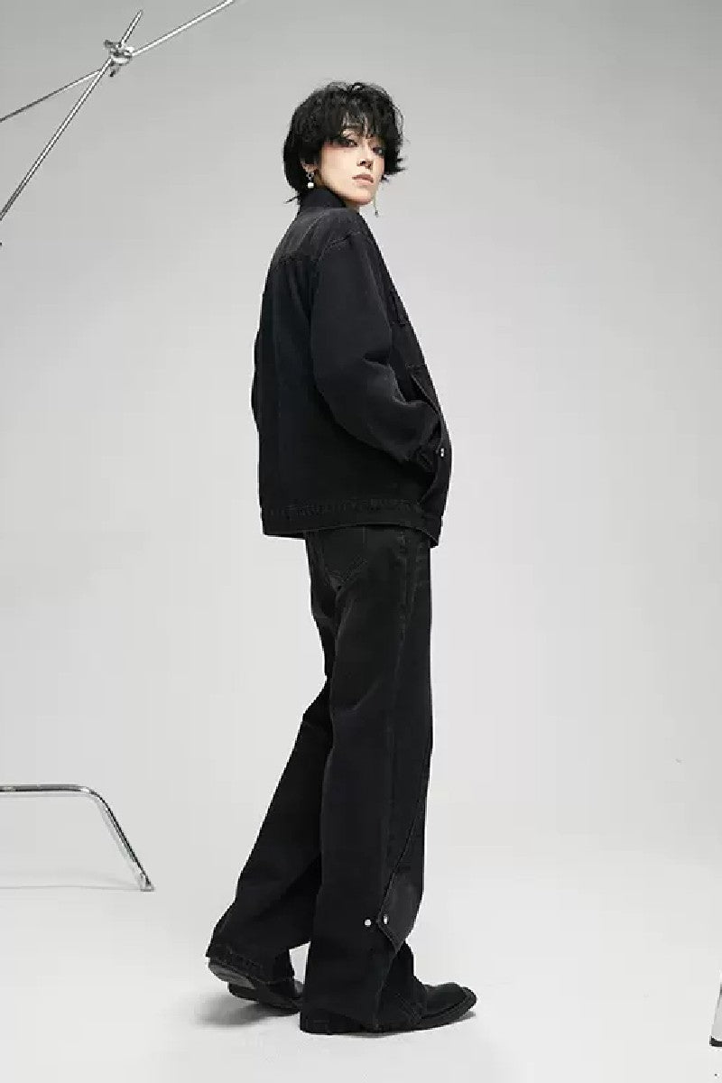 Throwback Retro Straight Flared Jeans