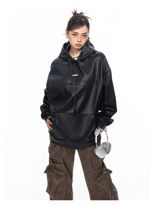 Steel Print Street Design Hoodie